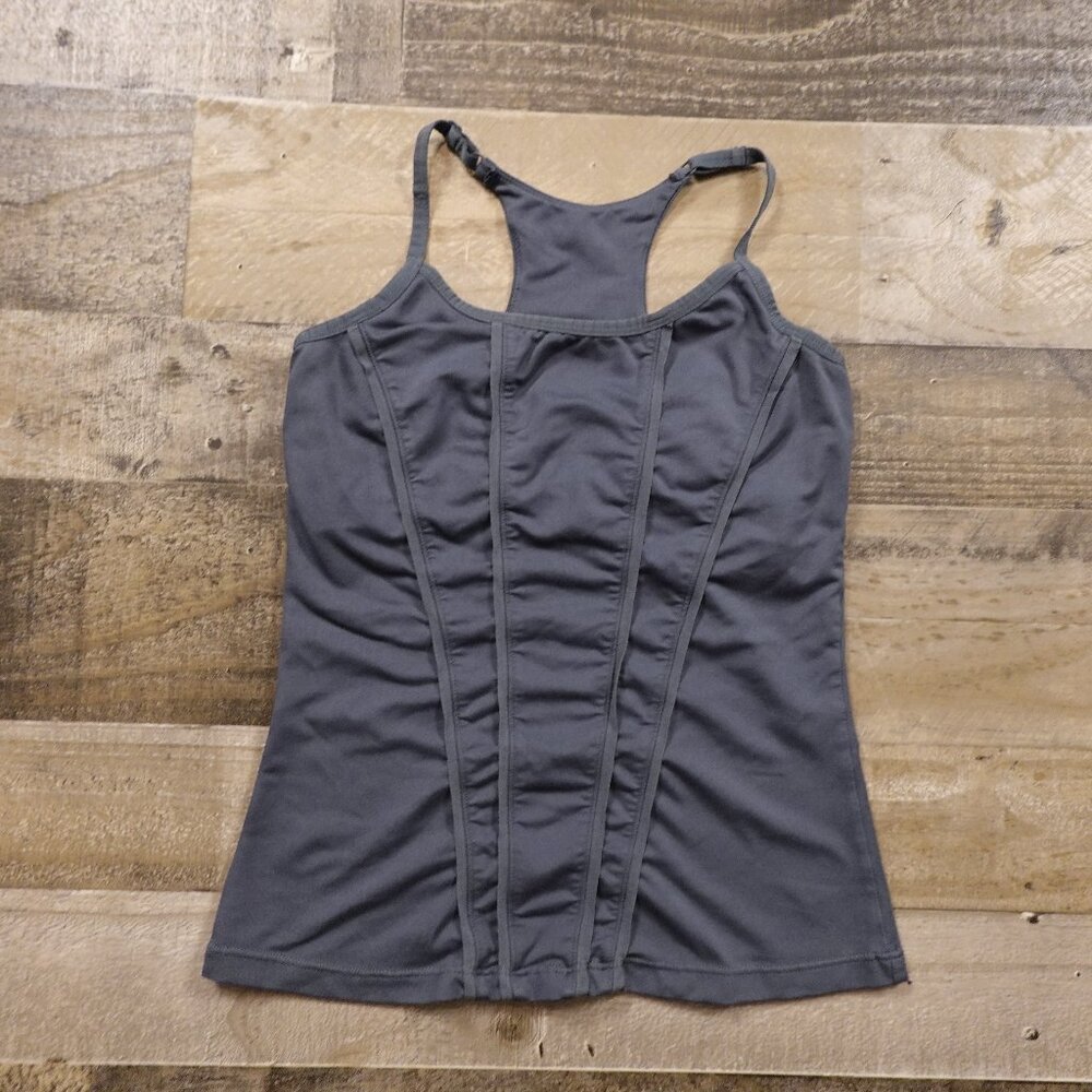 Prana tank top women's small‎ gray USA made